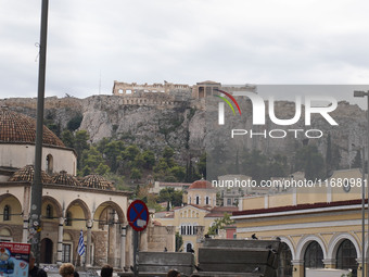 A general view of the Acropolis in Athens, Greece, on October 19, 2024. (