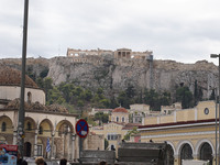 A general view of the Acropolis in Athens, Greece, on October 19, 2024. (