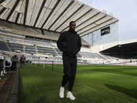 Newcastle United's Alexander Isak participates in the Premier League match between Newcastle United and Brighton and Hove Albion at St. Jame...