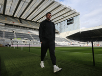 Newcastle United goalkeeper Nick Pope participates in the Premier League match between Newcastle United and Brighton and Hove Albion at St....