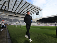 Harvey Barnes of Newcastle United participates in the Premier League match between Newcastle United and Brighton and Hove Albion at St. Jame...