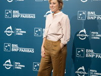 Valeria Bruni Tedeschi attends the ''Eterno Visionario'' photocall during the 19th Rome Film Festival at Auditorium Parco Della Musica in Ro...