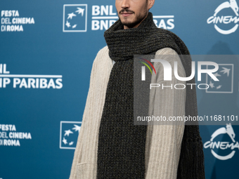 Giancarlo Commare attends the ''Eterno Visionario'' photocall during the 19th Rome Film Festival at Auditorium Parco Della Musica in Rome, I...