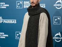 Giancarlo Commare attends the ''Eterno Visionario'' photocall during the 19th Rome Film Festival at Auditorium Parco Della Musica in Rome, I...