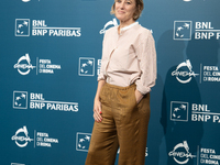 Valeria Bruni Tedeschi attends the ''Eterno Visionario'' photocall during the 19th Rome Film Festival at Auditorium Parco Della Musica in Ro...