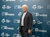 Fabrizio Bentivoglio attends the ''Eterno Visionario'' photocall during the 19th Rome Film Festival at Auditorium Parco Della Musica in Rome...