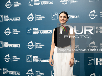 Federica Luna Vincenti attends the ''Eterno Visionario'' photocall during the 19th Rome Film Festival at Auditorium Parco Della Musica in Ro...