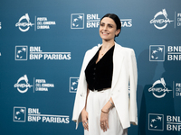 Federica Luna Vincenti attends the ''Eterno Visionario'' photocall during the 19th Rome Film Festival at Auditorium Parco Della Musica in Ro...