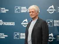 Fabrizio Bentivoglio attends the ''Eterno Visionario'' photocall during the 19th Rome Film Festival at Auditorium Parco Della Musica in Rome...