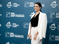 Federica Luna Vincenti attends the ''Eterno Visionario'' photocall during the 19th Rome Film Festival at Auditorium Parco Della Musica in Ro...