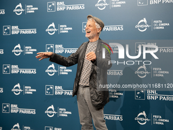 Michele Placido attends the ''Eterno Visionario'' photocall during the 19th Rome Film Festival at Auditorium Parco Della Musica in Rome, Ita...