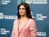 Aurora Giovinazzo attends the ''Eterno Visionario'' photocall during the 19th Rome Film Festival at Auditorium Parco Della Musica in Rome, I...