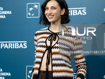 Anna Gargano attends the ''Eterno Visionario'' photocall during the 19th Rome Film Festival at Auditorium Parco Della Musica in Rome, Italy,...