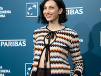 Anna Gargano attends the ''Eterno Visionario'' photocall during the 19th Rome Film Festival at Auditorium Parco Della Musica in Rome, Italy,...