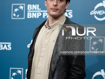 Michelangelo Placido attends the ''Eterno Visionario'' photocall during the 19th Rome Film Festival at Auditorium Parco Della Musica in Rome...