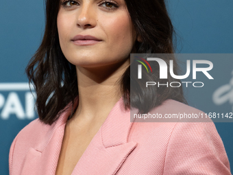 Aurora Giovinazzo attends the ''Eterno Visionario'' photocall during the 19th Rome Film Festival at Auditorium Parco Della Musica in Rome, I...