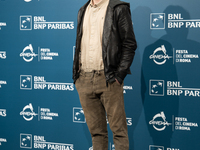 Michelangelo Placido attends the ''Eterno Visionario'' photocall during the 19th Rome Film Festival at Auditorium Parco Della Musica in Rome...