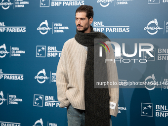 Giancarlo Commare attends the ''Eterno Visionario'' photocall during the 19th Rome Film Festival at Auditorium Parco Della Musica in Rome, I...