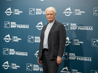 Fabrizio Bentivoglio attends the ''Eterno Visionario'' photocall during the 19th Rome Film Festival at Auditorium Parco Della Musica in Rome...