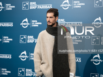 Giancarlo Commare attends the ''Eterno Visionario'' photocall during the 19th Rome Film Festival at Auditorium Parco Della Musica in Rome, I...