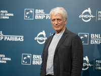 Fabrizio Bentivoglio attends the ''Eterno Visionario'' photocall during the 19th Rome Film Festival at Auditorium Parco Della Musica in Rome...