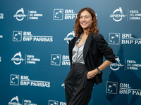 Gabriella Pession attends the ''The Count Of Monte Cristo'' photocall during the 19th Rome Film Festival at Auditorium Parco Della Musica in...