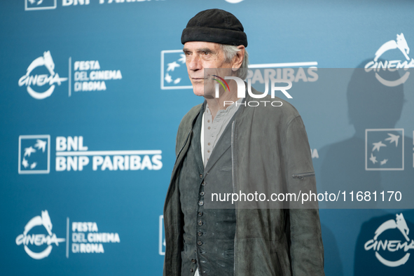 Jeremy Irons attends the ''The Count Of Monte Cristo'' photocall during the 19th Rome Film Festival at Auditorium Parco Della Musica in Rome...