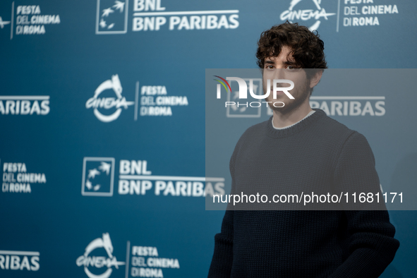 Nicolas Maupas attends the ''The Count Of Monte Cristo'' photocall during the 19th Rome Film Festival at Auditorium Parco Della Musica in Ro...