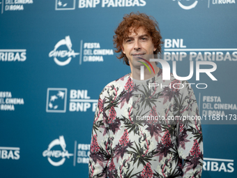 Michele Riondino attends the ''The Count Of Monte Cristo'' photocall during the 19th Rome Film Festival at Auditorium Parco Della Musica in...