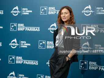 Gabriella Pession attends the ''The Count Of Monte Cristo'' photocall during the 19th Rome Film Festival at Auditorium Parco Della Musica in...