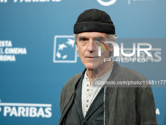 Jeremy Irons attends the ''The Count Of Monte Cristo'' photocall during the 19th Rome Film Festival at Auditorium Parco Della Musica in Rome...