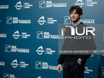 Nicolas Maupas attends the ''The Count Of Monte Cristo'' photocall during the 19th Rome Film Festival at Auditorium Parco Della Musica in Ro...