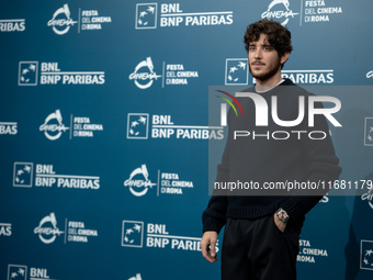 Nicolas Maupas attends the ''The Count Of Monte Cristo'' photocall during the 19th Rome Film Festival at Auditorium Parco Della Musica in Ro...