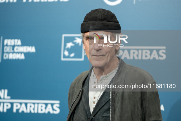 Jeremy Irons attends the ''The Count Of Monte Cristo'' photocall during the 19th Rome Film Festival at Auditorium Parco Della Musica in Rome...