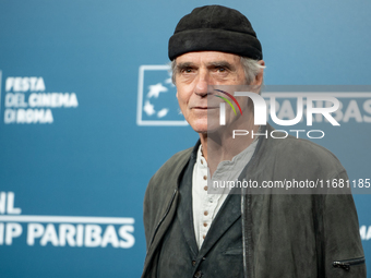 Jeremy Irons attends the ''The Count Of Monte Cristo'' photocall during the 19th Rome Film Festival at Auditorium Parco Della Musica in Rome...