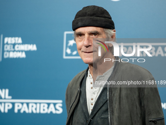 Jeremy Irons attends the ''The Count Of Monte Cristo'' photocall during the 19th Rome Film Festival at Auditorium Parco Della Musica in Rome...