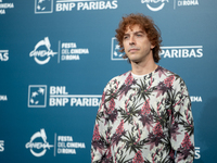 Michele Riondino attends the ''The Count Of Monte Cristo'' photocall during the 19th Rome Film Festival at Auditorium Parco Della Musica in...