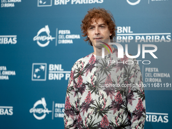 Michele Riondino attends the ''The Count Of Monte Cristo'' photocall during the 19th Rome Film Festival at Auditorium Parco Della Musica in...