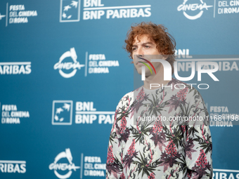 Michele Riondino attends the ''The Count Of Monte Cristo'' photocall during the 19th Rome Film Festival at Auditorium Parco Della Musica in...