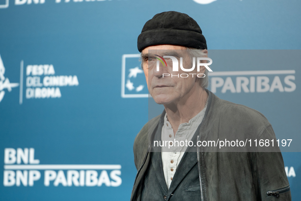 Jeremy Irons attends the ''The Count Of Monte Cristo'' photocall during the 19th Rome Film Festival at Auditorium Parco Della Musica in Rome...