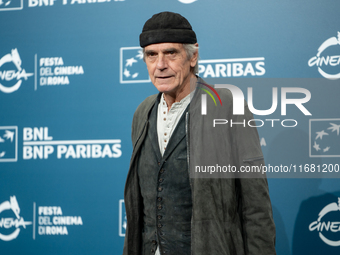 Jeremy Irons attends the ''The Count Of Monte Cristo'' photocall during the 19th Rome Film Festival at Auditorium Parco Della Musica in Rome...