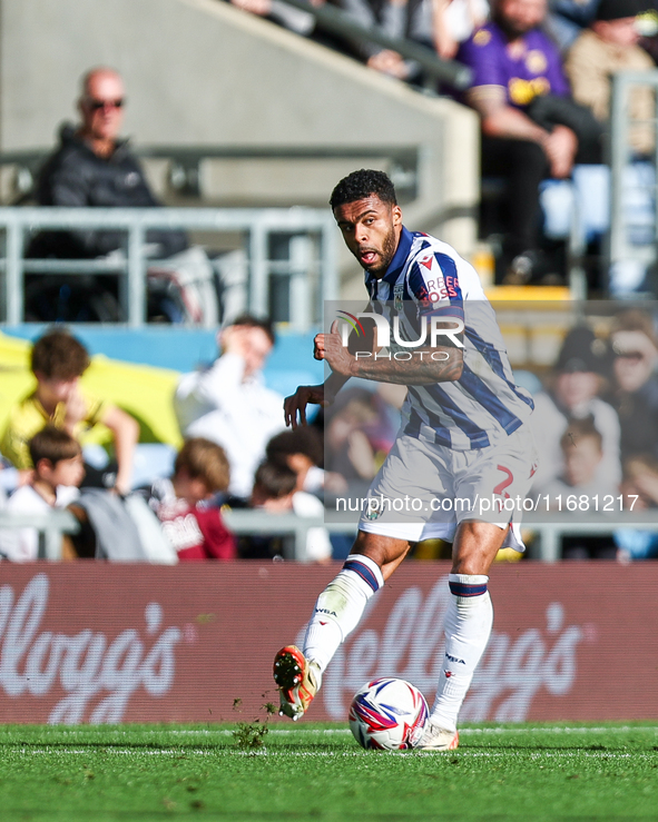 Darnell Furlong of WBA is in action during the Sky Bet Championship match between Oxford United and West Bromwich Albion at the Kassam Stadi...