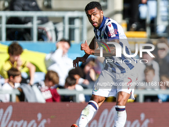 Darnell Furlong of WBA is in action during the Sky Bet Championship match between Oxford United and West Bromwich Albion at the Kassam Stadi...