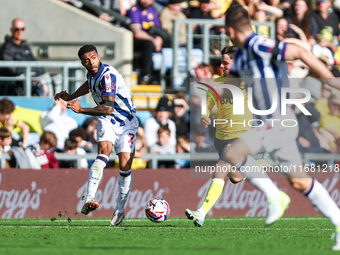 Darnell Furlong of WBA is in action during the Sky Bet Championship match between Oxford United and West Bromwich Albion at the Kassam Stadi...