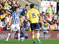 Jed Wallace of WBA is on the ball during the Sky Bet Championship match between Oxford United and West Bromwich Albion at the Kassam Stadium...