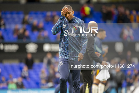 Ashley Young of Everton looks dejected before the Premier League match between Ipswich Town and Everton at Portman Road in Ipswich, England,...