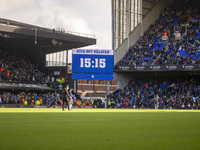 A general view of the Ipswich Town game is delayed by fifteen minutes before the Premier League match between Ipswich Town and Everton at Po...