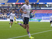 Aaron Collins #19 of Bolton Wanderers F.C. celebrates his goal during the Sky Bet League 1 match between Bolton Wanderers and Burton Albion...