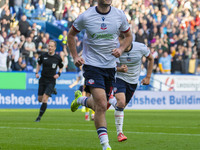 Aaron Collins #19 of Bolton Wanderers F.C. celebrates his goal during the Sky Bet League 1 match between Bolton Wanderers and Burton Albion...