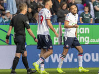 Randell Williams #27 of Bolton Wanderers F.C. celebrates his goal during the Sky Bet League 1 match between Bolton Wanderers and Burton Albi...